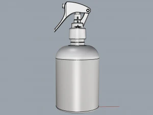 cosmetic container 03 small size v2 3D Model