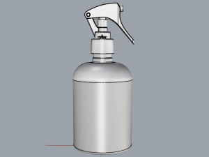 cosmetic container 03 small size v2 Modelo 3D