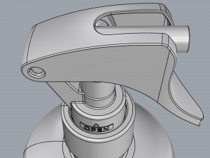 cosmetic container 03 small size v2 Modelo 3D