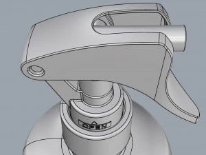 cosmetic container 03 small size v2 3D Model