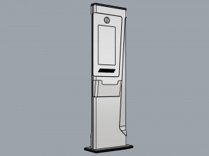 ground totem self service 07 Model 3D