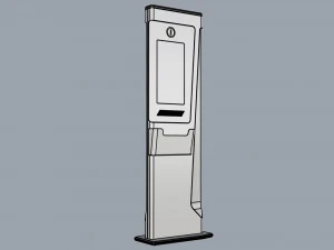 ground totem self service 07 3D Model