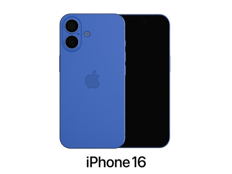 Apple iPhone 16 Ultramarine 3D Model