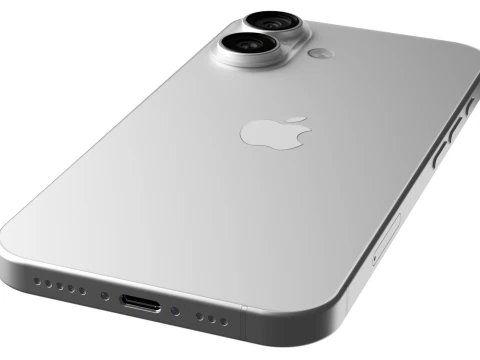 Apple iPhone 16 White 3D Model