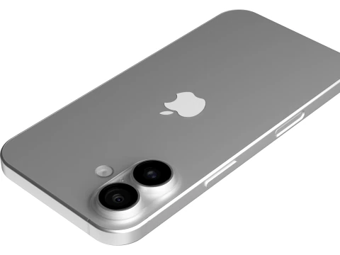 Apple iPhone 16 White 3D Model