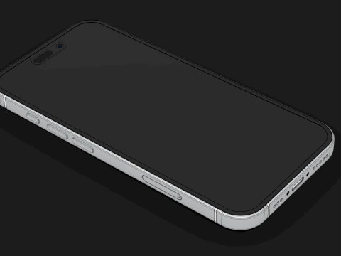 Apple iPhone 16 White 3D Model