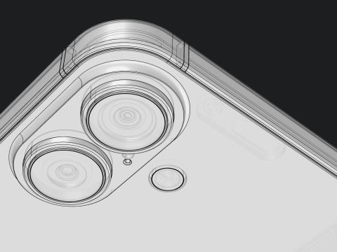 Apple iPhone 16 White Modelo 3D