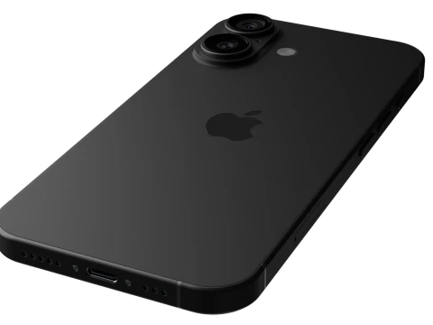 Apple iPhone 16 Black 3D Model