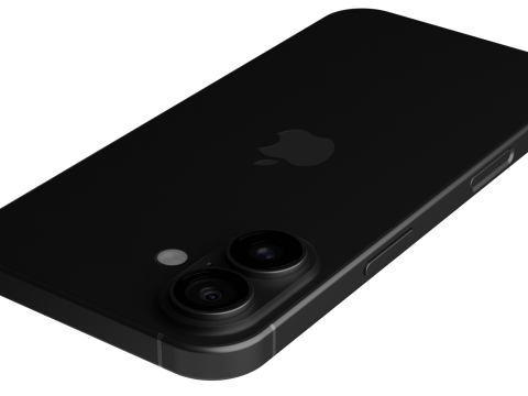 Apple iPhone 16 Black Modelo 3D