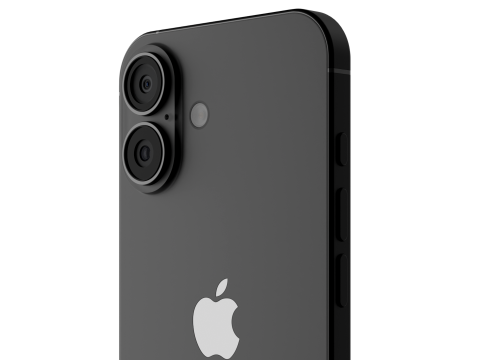 Apple iPhone 16 Black Modelo 3D