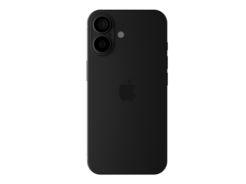 Apple iPhone 16 Black Modelo 3D