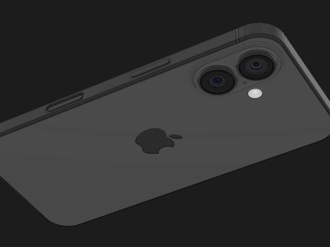 Apple iPhone 16 Black Modelo 3D