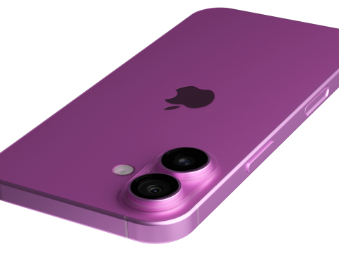 Apple iPhone 16 Pink 3D Model