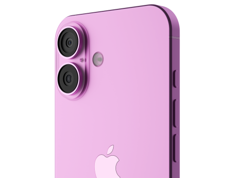 Apple iPhone 16 Pink 3D Model