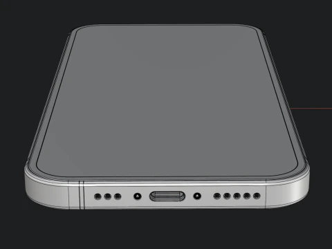 Apple iPhone 16 Pink 3D Model