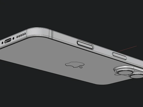 Apple iPhone 16 Pink 3D Model
