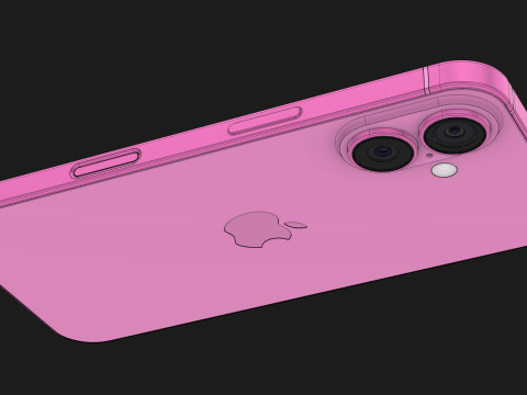 Apple iPhone 16 Pink 3D Model