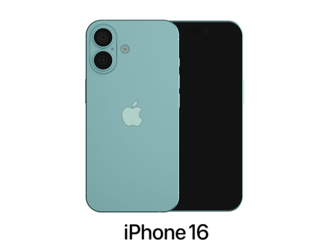 Apple iPhone 16 Teal 3D मॉडल