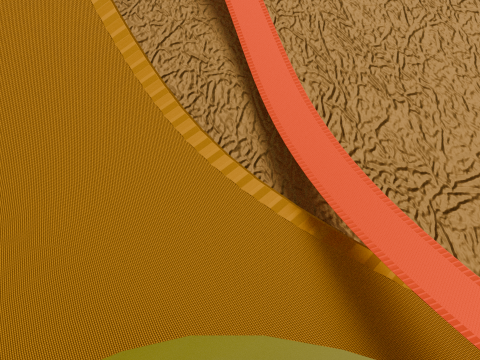 Package for Gift Gold 150 x 210 x 80mm 3Dモデル