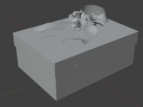 Package for Gift Pink 150 x 210 x 80mm 3D Model