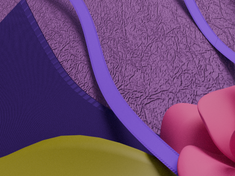 Package for Gift Purple 150 x 210 x 80mm 3D Model