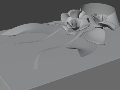 Package for Gift Yellow 150 x 210 x 80mm 3Dモデル