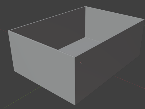 Package for Gift Yellow 150 x 210 x 80mm 3Dモデル