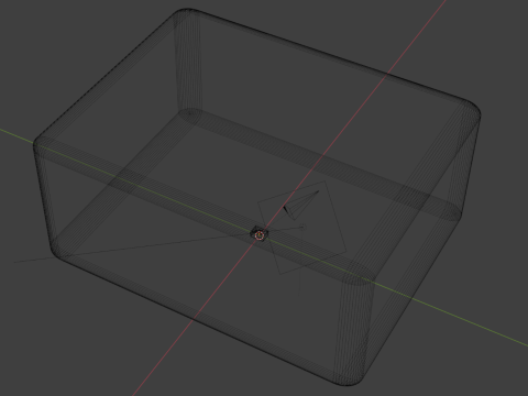 Package for Gift Yellow 150 x 210 x 80mm 3Dモデル