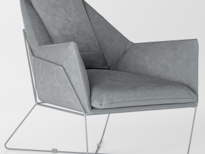 crosshaven accent chair Modello 3D