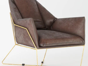 sedia d'accento crosshaven Modello 3D