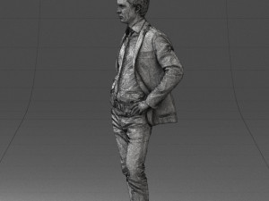 000002 Man in casual clothes 0318 3D-Modell