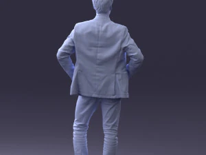 000002 Homme en v&ecirc;tements d&eacute;contract&eacute;s 0318 3dp Modèles 3D en vedette