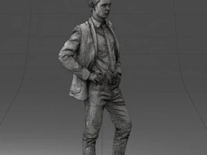 000002 Homme en v&ecirc;tements d&eacute;contract&eacute;s 0318 3dp Modèles 3D en vedette