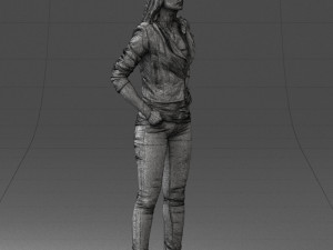 000003 Fashion Woman 0318 Modello 3D