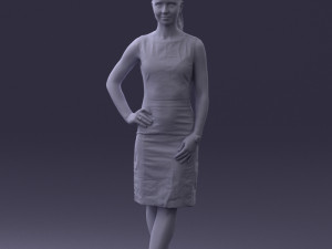 000001 Beautiful girl 0318 3dp Modèles 3D en vedette