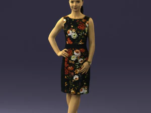 000001 Hermosa chica 0318 Modelo 3D