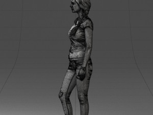 casual girl 0421 3d print ready 3Dプリントモデル