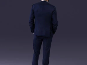 man in suit 0421 3D Model
