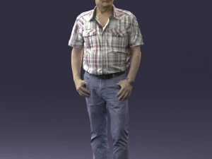 old man 0713 3D Model