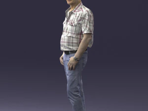 old man 0713 3D Model