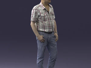 old man 0713 3D Model
