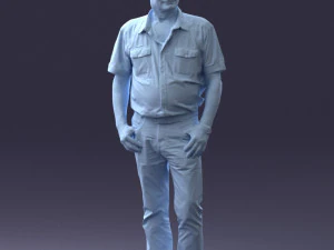 old man 0713 3D Model