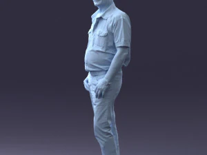 old man 0713 3D Model