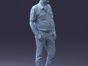 old man 0713 Model 3D