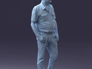 old man 0713 3D Model