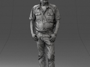 old man 0713 Model 3D