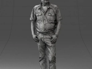 old man 0713 3D Model