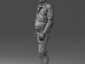 old man 0713 Model 3D