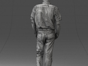 old man 0713 Model 3D