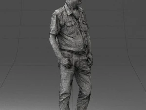 old man 0713 3D Model